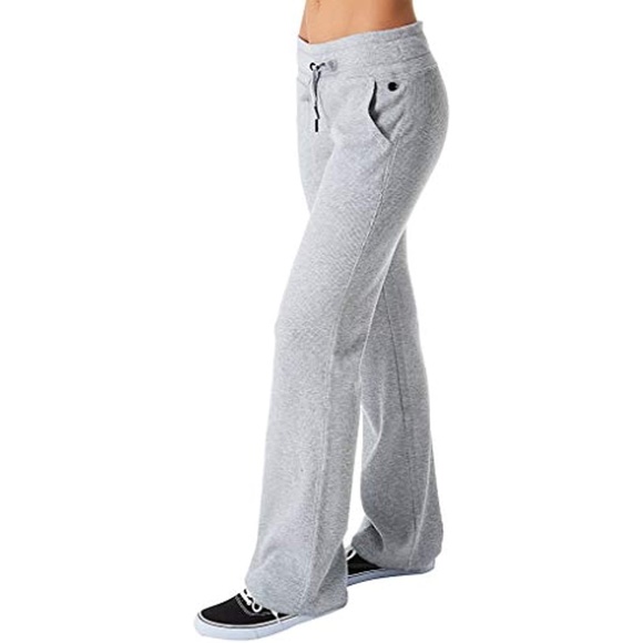 Calvin Klein Performance Pants - Calvin Klein Women's Premium Performance Thermal Wide Leg Pant, Pearl Grey Heath